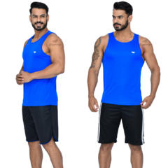 Kit 3 Camisetas Regata Dry Fit Masculina Fitness para Treino e Academia - comprar online
