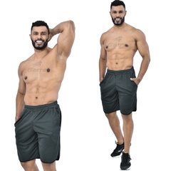 Kit 5 Bermudas masculinas Street Fitness para atividade física e academia
