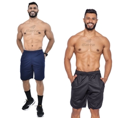Kit 2 Bermudas masculinas Street Fitness para atividade física e academia