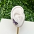 Brinco Ear Cuff Cristal Roxo