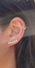 Brinco Ear Cuff 5 Zirconias