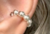 Piercing Fake Meia Bolas - Prata