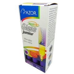 MARCADOR PARA VIDRIO AQUARELO JR VIOLETA AZOR