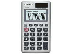 CALCULADORA CASIO DE 8 DIGITOS BASICA