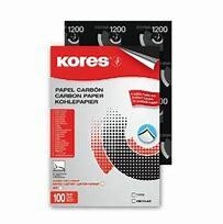 PAPEL CARBON KORES NEGRO A4 C/100H