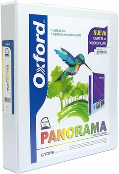 CARPETA OXFORD PANORAMA CARTA BLANCA O 1 1/2" 325H