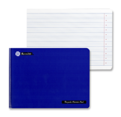 CUADERNO COSIDO FORMA ITALIANA RAYADO AZUL 100H FORMITEC