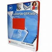 CUBIERTA CARTA GBPLAK RAYADO ROJO C50 GBC