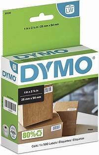 ETIQUETA DYMO 1 X 2 1/8 BLANCA