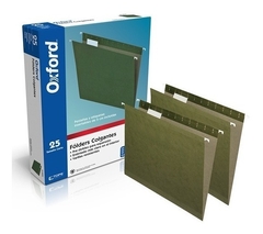 FOLDER COLGANTE CARTA VERDE C/25 OXFORD ESSELTE