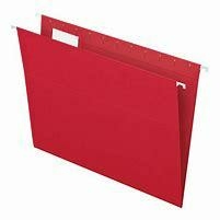 FOLDER COLGANTE PENDAFLEX CARTA ROJO