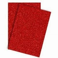 FOAMY CARTA DIAMANTADO ROJO GSO