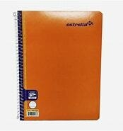 LIBRETA FORMA FRANCESA ESPIRAL 100H 7.MM ESTRELLA