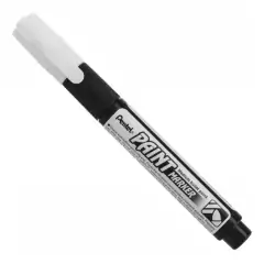 MARCADOR INDUSTRIAL PUNTO FINO BLANCO PENTEL