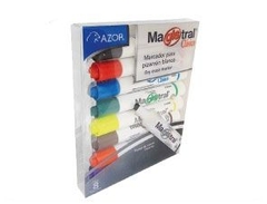 MARCADOR MAGISTRAL PIZARRON CLASICO C/8 COL SURT AZOR