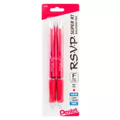 BOLIGRAFO RSVP ERGONOMICO .7 FINO ROJO PENTEL