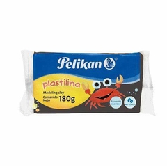 PLASTILINA MARQUETA 180G NEGRO