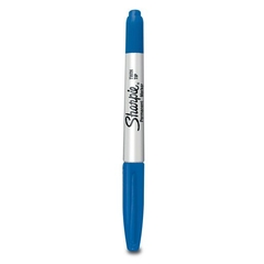 MARCADOR SHARPIE DOBLE PUNTA/TWIN TIP AZUL