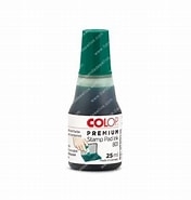 TINTA PARA SELLOS COLOP VERDE.