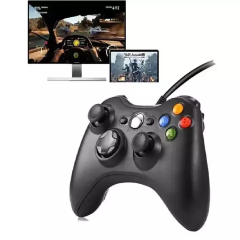 Controle Com Fio Xbox 360 E Pc Slim Joystick Xbox Com 10% OFF na Maior Loja  de Instrumentos - Constelação Instrumentos Musicais