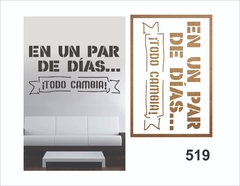 519 PLANTILLA DECORATIVA FRASES