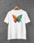 Camiseta Borboleta Origami Branca - comprar online