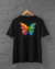 Camiseta Borboleta Origami Preta - comprar online