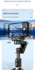 Imagem do Estabilizador Gimbal Tripé para iPhone e android, Rotação 360, Selfie Stick, Modo Tiro,
