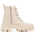 Coturno Botinha Bota Feminina Blogueira Tratorada Off White - comprar online