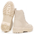 Coturno Botinha Bota Feminina Cano Alto Plataforma Off White - Kesper Club