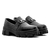 Sapato Mocassim Feminino Fashion Casual Tratorado Preto na internet