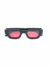 Óculos de Sol LUX Preto e Vermelho - loja online