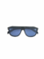 Óculos de Sol BILLY Preto Fosco e Azul - loja online