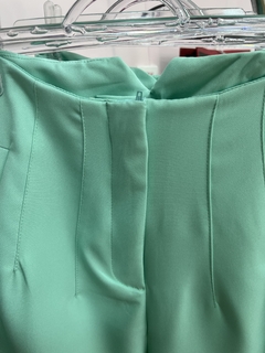 calça alfaiataria verde agua na internet