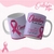 CANECA BRANCA PERSONALIZADA - OUTUBRO ROSA - FRASE 3 - loja online