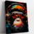 Quadro Tela Decorativo - MACACOS- CÓD12