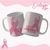 CANECA BRANCA PERSONALIZADA - OUTUBRO ROSA - FRASE 3 - comprar online