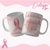 CANECA BRANCA PERSONALIZADA - OUTUBRO ROSA - FRASE 3