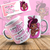 CANECA BRANCA PERSONALIZADA - OUTUBRO ROSA - BONECA - loja online