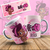 CANECA BRANCA PERSONALIZADA - OUTUBRO ROSA - BONECA - loja online