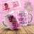 CANECA BRANCA PERSONALIZADA - OUTUBRO ROSA - BONECA - Grafica Uai