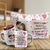 KIT LOVE- ALMOFADA DECORATIVA 40X30 - PERSONALIZADA + 1 CANECA DE PORCELANA BRANCA PERSONALIZADA - loja online