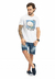 Camiseta masculina gola careca trust meia malha - comprar online