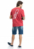 Imagem do Camiseta masculina gola careca skate board meia malha