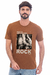 Camiseta masculina gola careca Rock