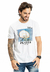 Camiseta masculina gola careca trust meia malha