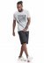 Camiseta masculina gola careca tropical summer meia malha na internet