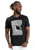 Camiseta masculina gola careca waves meia malha