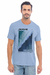 Camiseta masculina gola careca New Wave - MEGA DC TECNOLOGIA