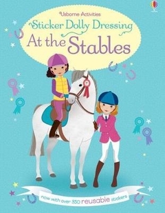 At the Stables. Reusable Sicker Book